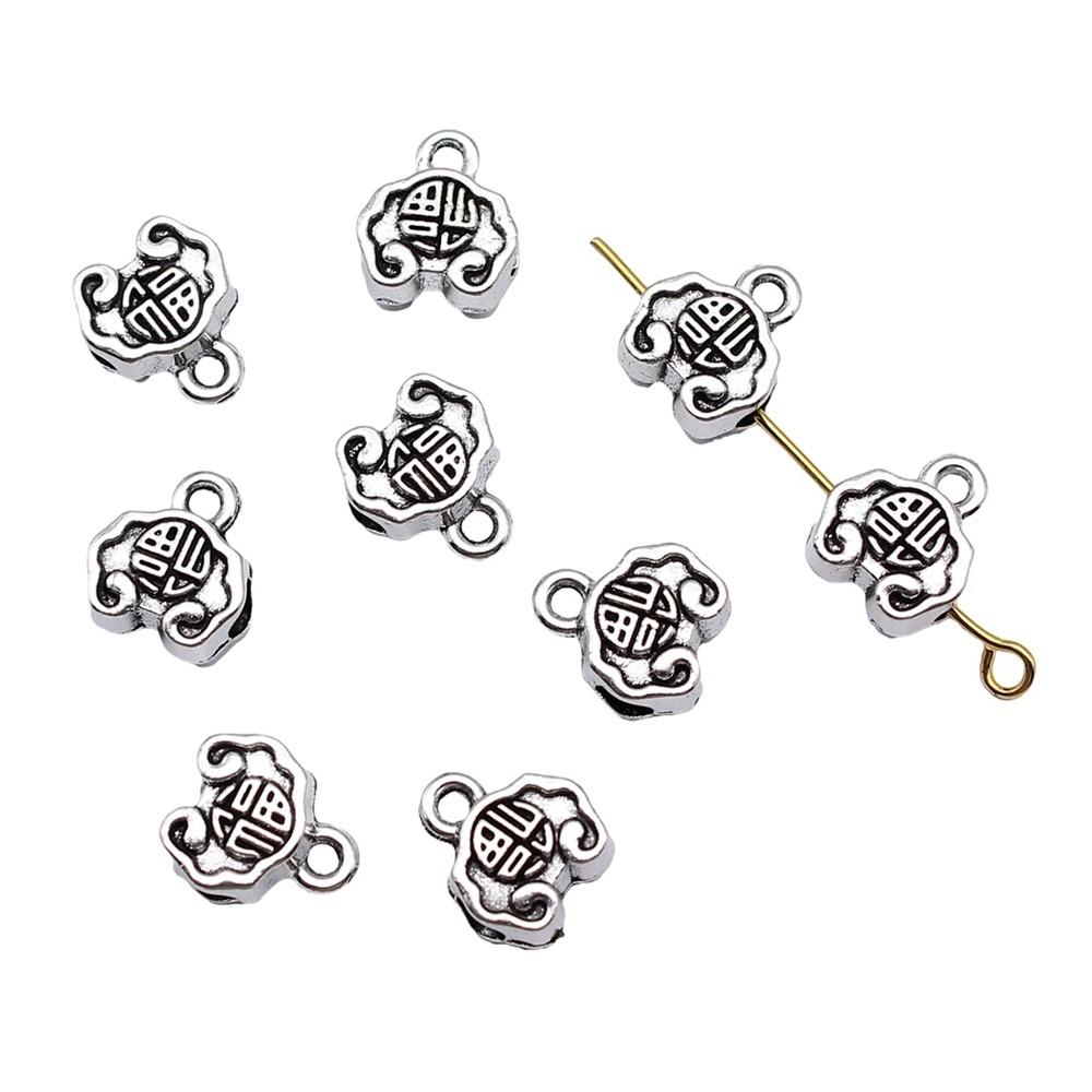 Antique Twisted Pattern Bail Connectors For Charm Attachments Craft Jewelry Accessories