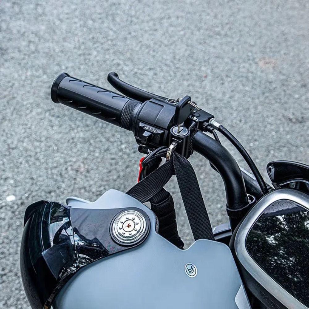Security Motorcycle Helmet Lock Universal Metal Handlebar Lock Anti-theft Lock Bicycle