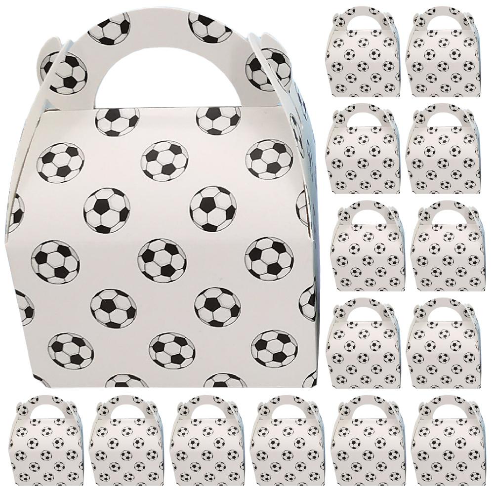 50 Stück Fußball Süßigkeitenbox Fußball Party Leckerli-Boxen Geburtstag Geschenk Süßigkeitenboxen Für Hochzeit Feiertag Süßigkeiten Geschenkkörbe Dekoration