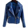 Mode Koreaanse Stijl Dames Lente Herfst PU Leer Jas Slim Cropped Hoge Taille Kort Biker Bovenkleding voor Petite