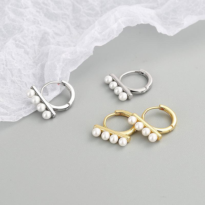 Cercei cu perle sintetice din aliaj de cupru Lindon Cercei cu picătură pentru femei Cadouri de petrecere de nuntă