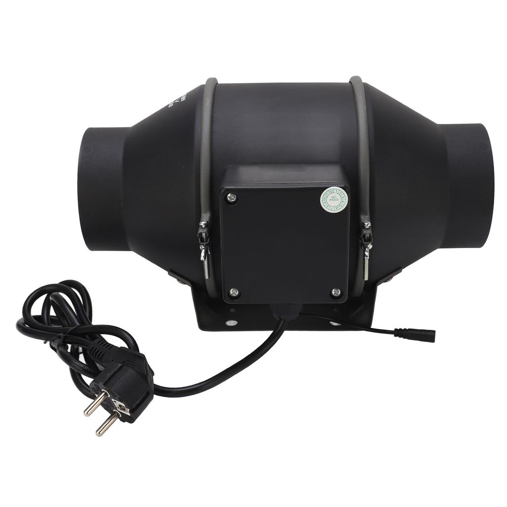 4in Inline Duct Fan with Stepless Speed Controller 35W Grow Tent Hydroponic Ventilation Exhaust Fan