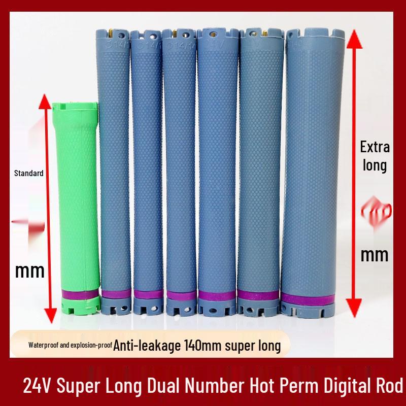 140 mm digitala permanentrullar - Vattentät locktång av salongskvalitet, 24V explosionssäker uppvärmning