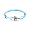 3Pcs Bohemia Women Weaved Rope Sea Turtle Stone Anklet Bracelet Foot Jewelry