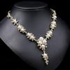 3pcs Women Light Luxury Zircon Necklace Niche Bridal Zircon Versatile Collarbone Chain Alloy Accessories for Weddings