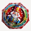 1pc Nutcracker Christmas Automatic Folding Umbrella - 8-Rib Automatic Open/Close, Large Canopy, Portable for Office, Living Room, Bedroom yy251217139