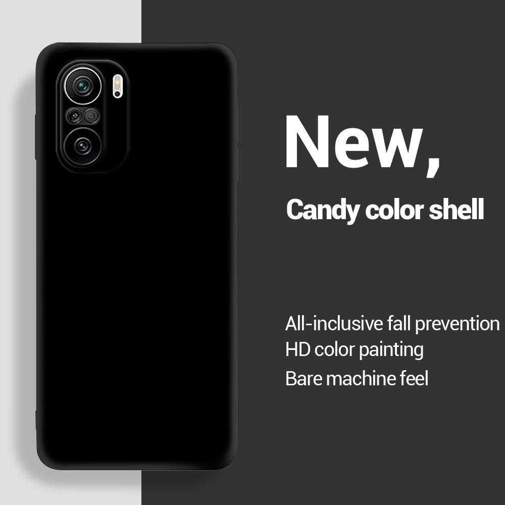For Xiaomi Poco F3 Case Fashion Soft Silicone TPU Back Cover For Xiaomi Poco F3 Phone Cases For Redmi K40 Pro Fundas Coque