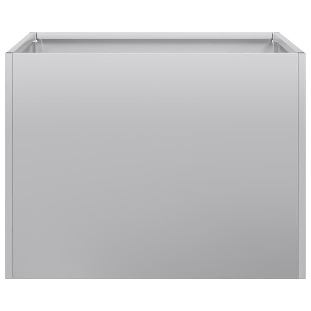 Pot 40X40X30 Cm Galvanized Steel