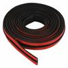 Car Rubber Front Rear Windshield Panel Seal Strip Sealed Moulding Trim 3M/10FT