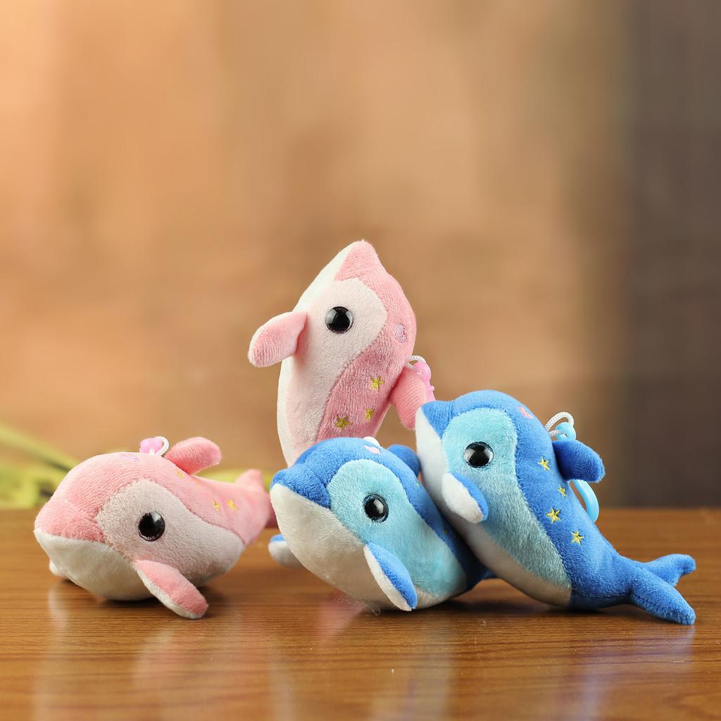 Dolphin Plush Toy With Pp Cotton Filling Soft Animal Gift For Kids And Adults