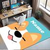 Tappeto Stampato con Nome Personalizzato per Cane, Tappeto per Sedia da Ufficio, Soggiorno, Camera da Letto, Cucina, Decorazioni, Regali.