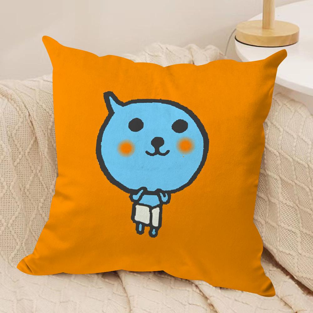 

Cute QQoo Cushion Cover Soft Plush Fabric DoubleSided Printed Cushion Covers for All Seasons Modern HomeDecor Gift 30x30cm