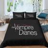 The Vampire Diaries Duvet Cover Pillowcase Bedding Set Boys Girls Single/Double/Queen Size Bed Kids Adult 2/3piece Set