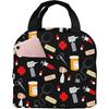 Nurse Theme Lunch Bag for Women Insulated Tote Bag Reusable Cooler Lunch Box for Work Picnic Travel, One Size
