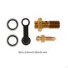 Banjo Bolt Bleeder Screw Brake Line Fitting Easy Installation Replacement Washers Bleed Nipple