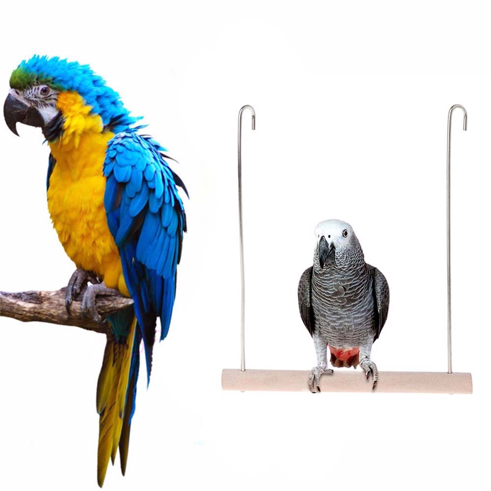 Bird  Supplies Hanging Swings Toy For Bird Cage Bird Stand Parrots Swing Toy Hammock Birds Perch