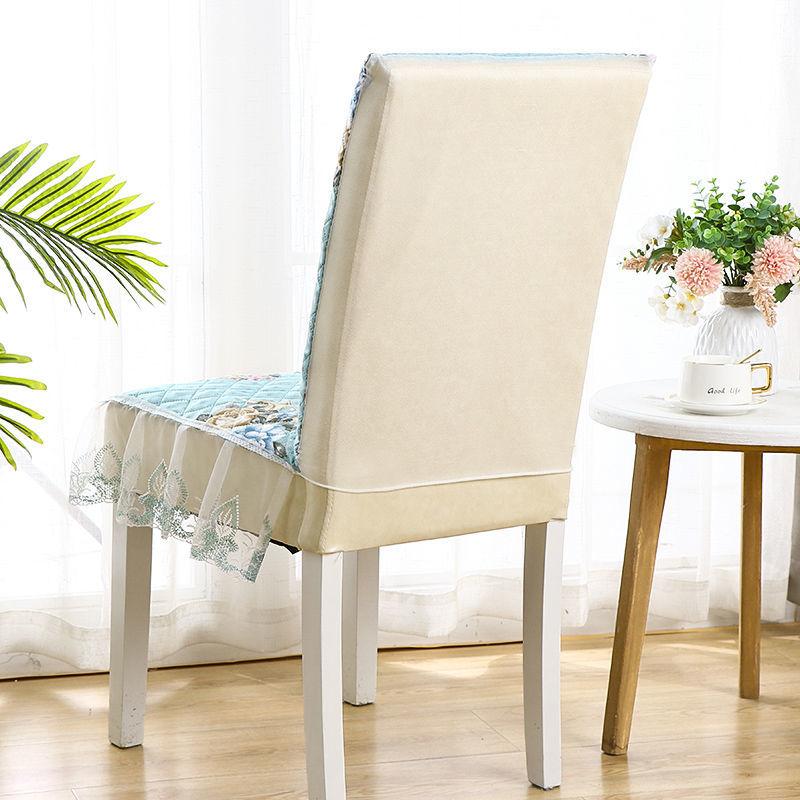 Universal Thick Chair Cushion Household Integrated Anti Slip Chair Cover Dining Table Chair Backrest Cushion Elastic Fully Wrapped Chair Cover