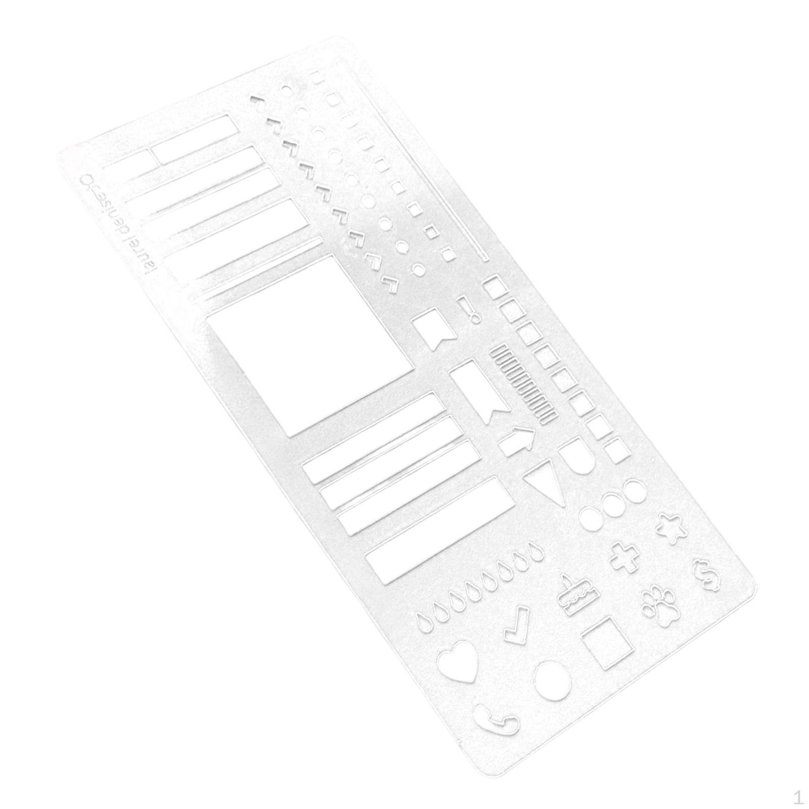 

Шаблон трафарета для планировщика Журнал Прозрачный Календарь для планирования Многоцелевой Офис