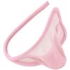Herren Sheer Mesh C-String Höschen Dessous Bulge Pouch Bikini Tanga Slips Unterwäsche