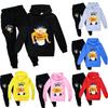 Jeffy Puppet Hoodies voor kinderen, casual trainingspakken voor lente en herfst, met heldere digitale print en verfijnde stiksels.