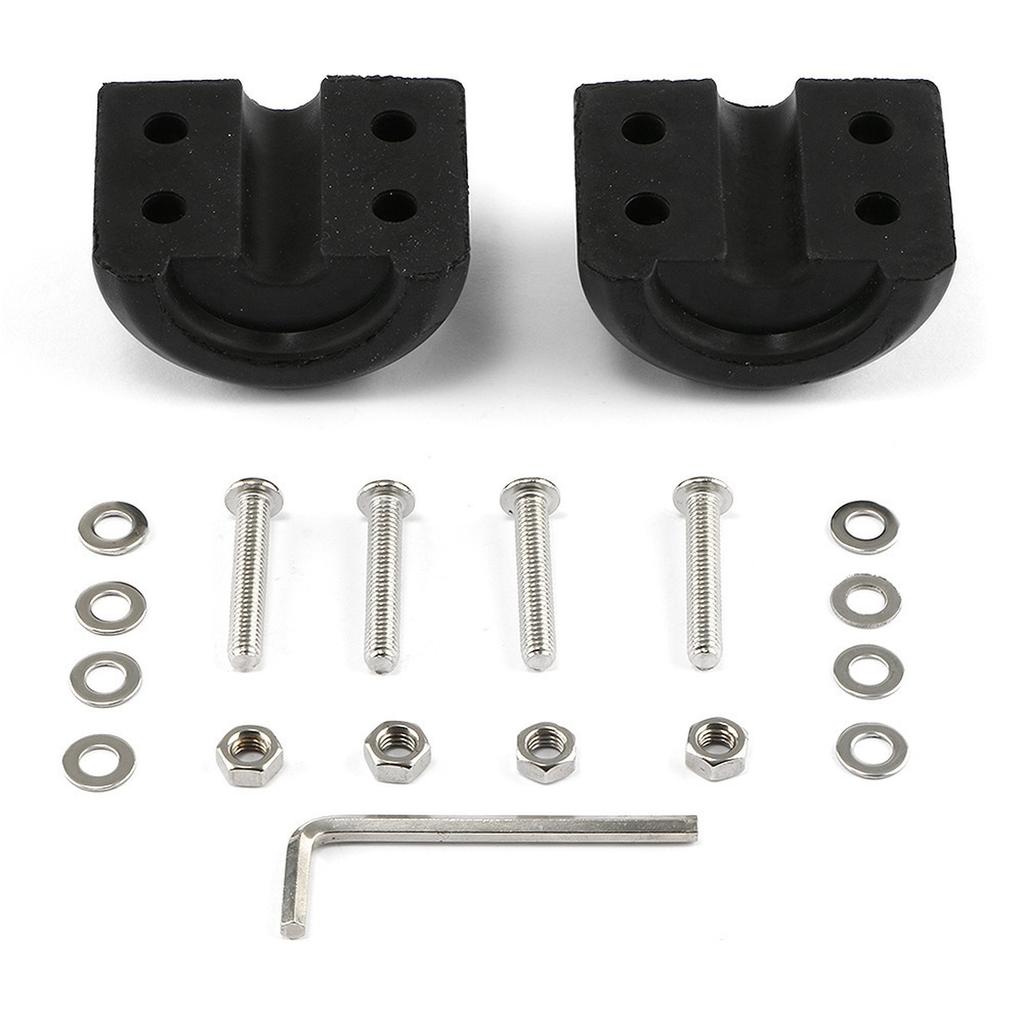Stop Heavy Duty Cable Line Waterproof Rope Hook ATV UTV Line Plug For Off-Road Vehicles Black
