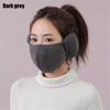 Women Winter Cold-proof Earmuffs Windproof Fleece Mouth Cover Men Warm Masks Female Outdoor Cycling Breathable Ear Warmer Earlap