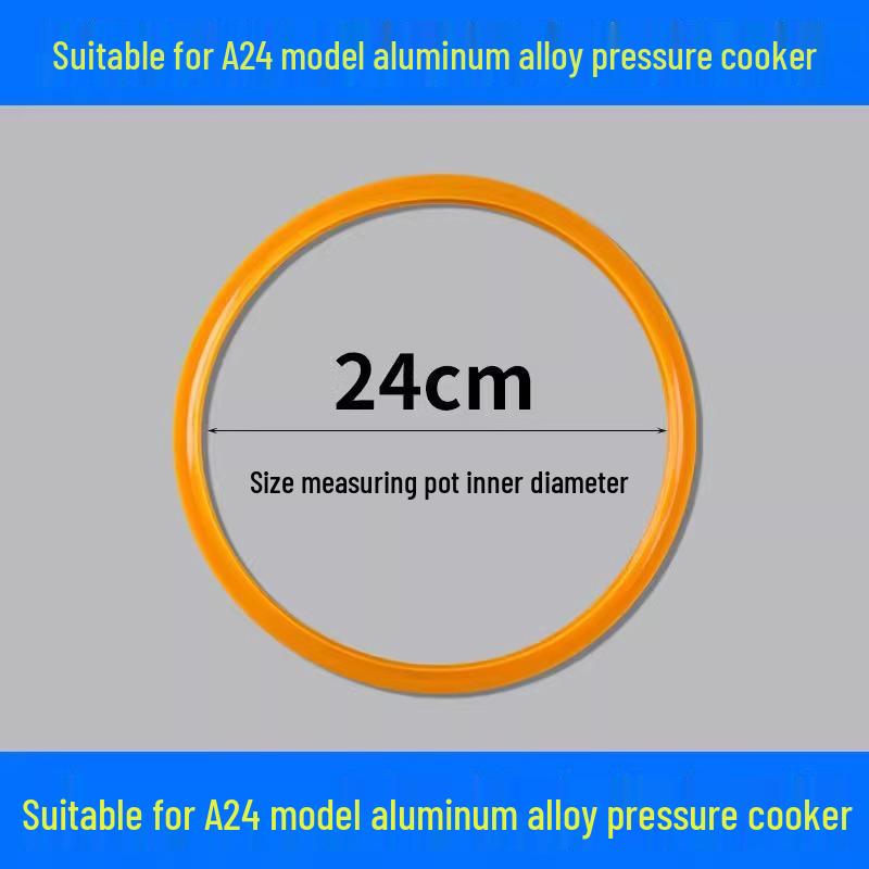 Universal Silicone Pressure Cooker Gasket, Old-fashioned Seal, 20/22/24/26cm Sizes.