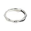 S925 Sterling Silver Adjustable Bamboo Ring - Chinese Style Luxury Index Finger Ring for Women
