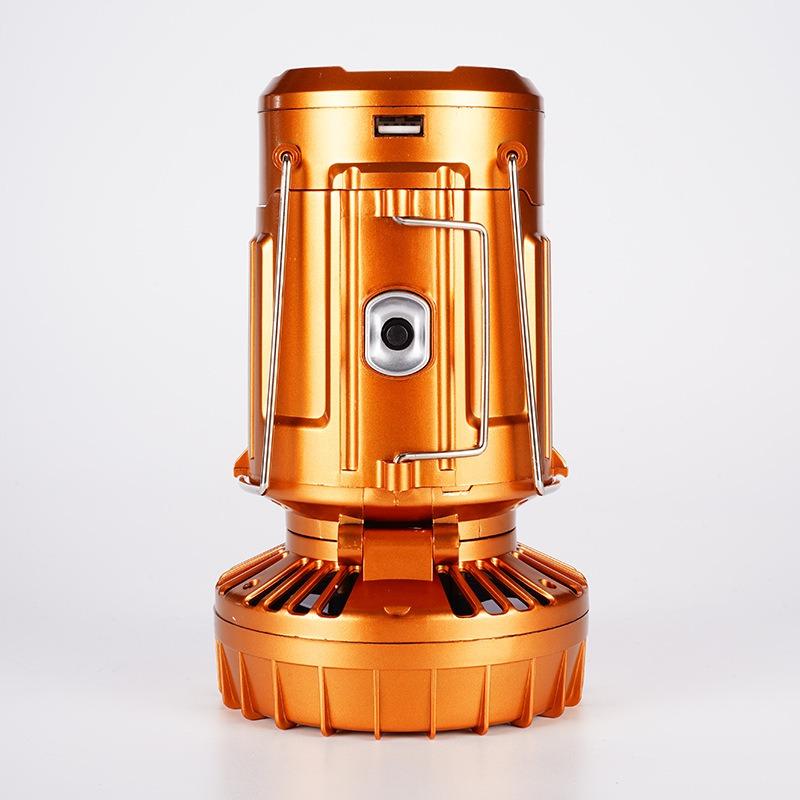 4500LM Portable LED Solar Outdoor Camping Folding Tent LightUSB Charging Emergency LightOutdoor Tent LightNew Electric Fan Camping Light