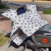 Double-Sided Waterproof Windproof Winter Quilt - Thickened, Large, and Warm with Extra Side Wings.