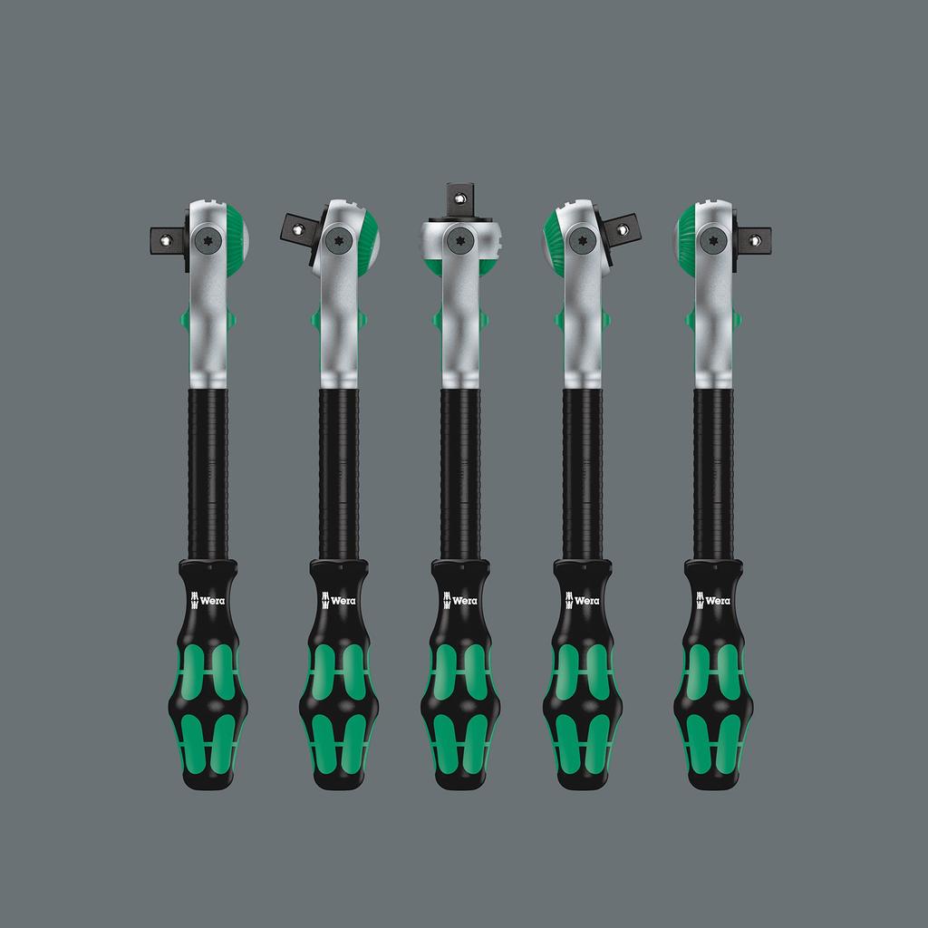 Wera 05003594001 8100 SB 2 Zyklop Speed Ratchet 43 pieces 3/8" Set, mm,