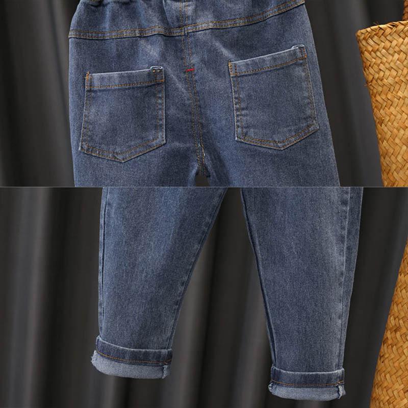 Chlapecké podzimní obleky Dětský jarní a podzimní svetr s dlouhým rukávem Bavlněný Měkký a pohodlný Dvoudílný Dětský pulovr Potisk Módní Roztomilé oblečení