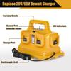 6-Ports for Dewalt Battery Charger, 20V/60V Simultaneous Charging ,Compatible with DCB200,DCB203,DCB204,Rapid Charger Station