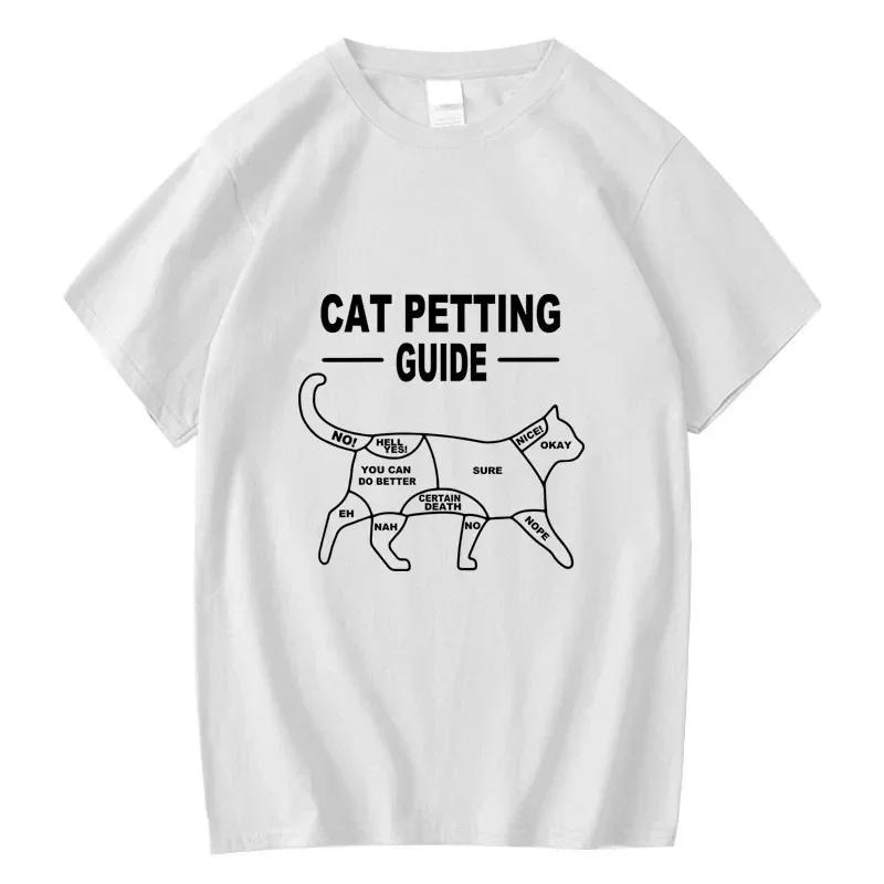 Men's T-shirt casual funny cool cat Print loose o-neck cool cat t shirt for men short sleeve t-shirt male tees