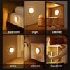 Motion Sensor USB Rechargeable LED Sensor Automatic Indoor Suitable for Warm White Easy Installation Light, Light, 3-Level Dimming, On/Off, Wireless,