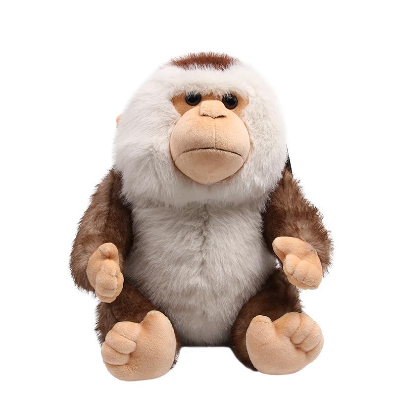 

Плюшевые игрушки обезьяны Северный макак с пигообразным хвостом Мультяшные животные Наполнитель Подарок Кукла 33cm/12.99in