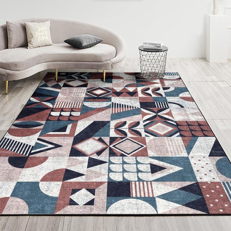 Nordic Modern Minimalist Style Large Carpet Anti-slip Wear-resistant Soft Mat for Living Room Bedroom Rug Beautiful and Fashion