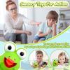 Giocattoli Spremibili Rana Dinosauro, Giocattolo Sensoriale Strizza Squittisce con Lingua Fuori per Bomboniera, Novità Antistress Fidget Toys