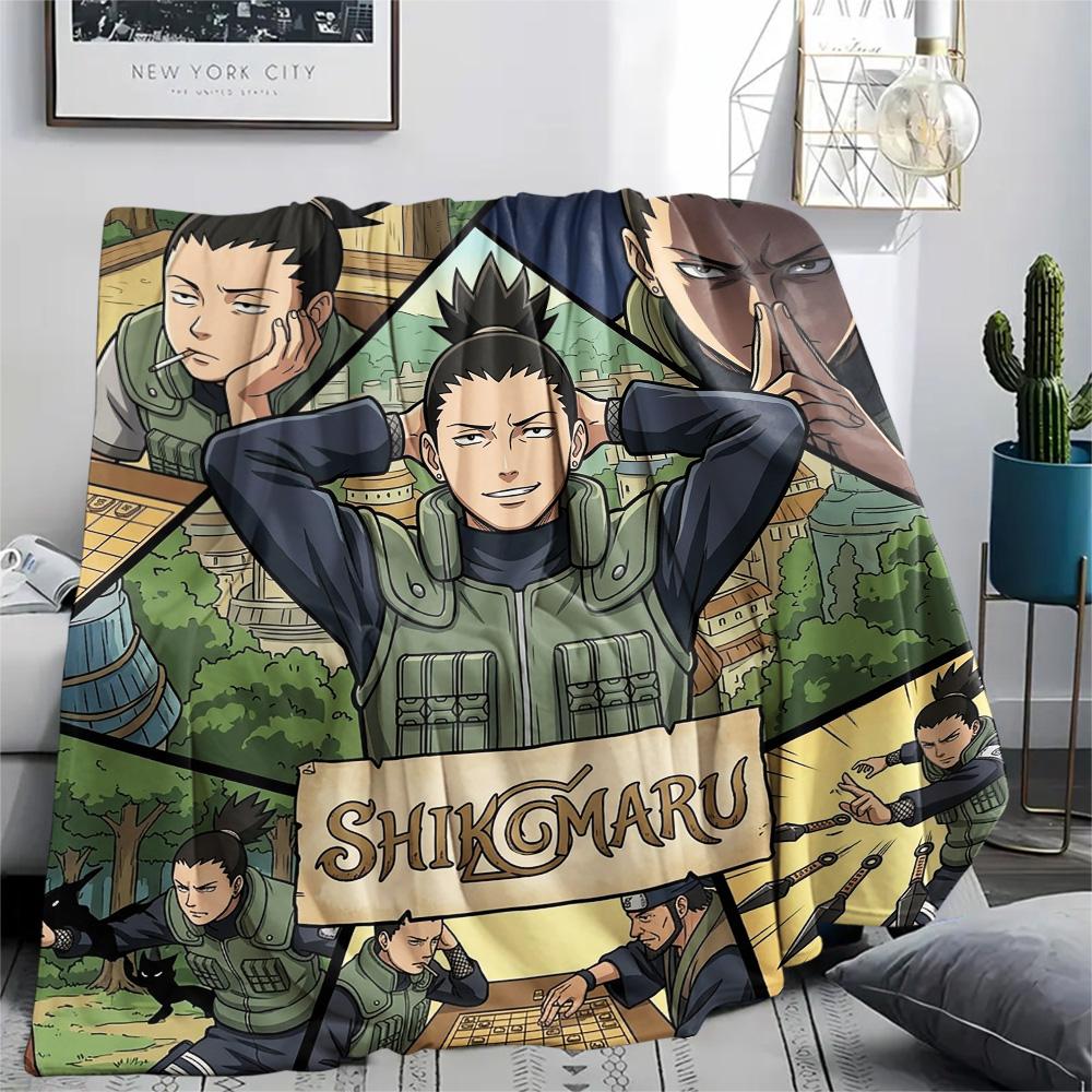 1PC Naruto Patterned Flannel Blanket Suitable For All Seasons For Home Decor Warmth And Comfort Gifts Holiday Present