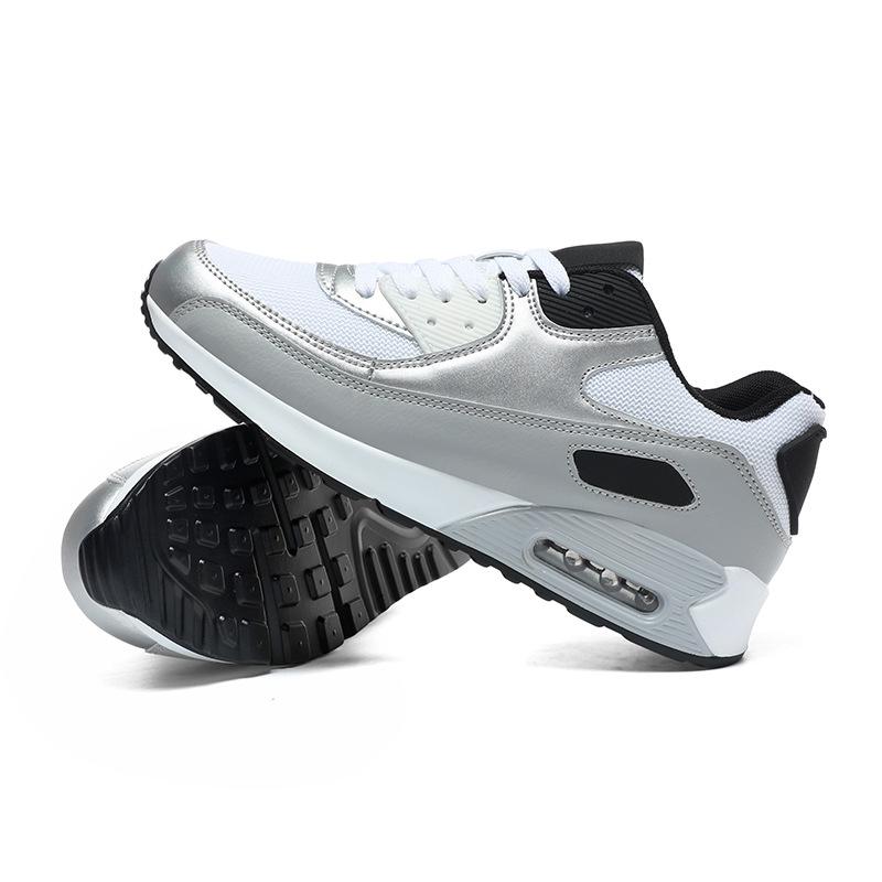 22 New Large Size Couple Mesh Lightweight Running Shoes Air Cushion Shoes Breathable Casual Sports Shoes
