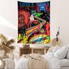 Rock Band GGuns NN RRoses Cartoon Tapestry Art Science Fiction Room Home Decor Wall Hanging Sheets
