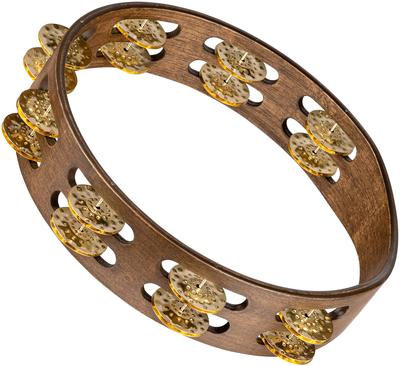 Tamburyn MEINL Vintage Wood Hammered Brass Jingles 2-rzędowy TA2V-WB []