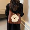 Trendy Fashion High Sense Shoulder Handbag Retro Large Capacity Women'S Tote Bag