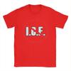 Abolish Ice Unisexs T Shirt Novelty Tee Shirt Short Sleeve O Neck Tshirts Cotton Gift Idea Clothes