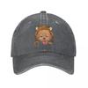 Poodle Dog Wearing Tiger Hat Baseball Cap Military Cap Man Wild Ball Hat Baseball Cap For Men WomenS