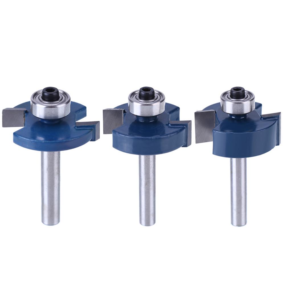 Buy T Type Bearings Wood Milling Cutter Engrave Trimming Woodworking