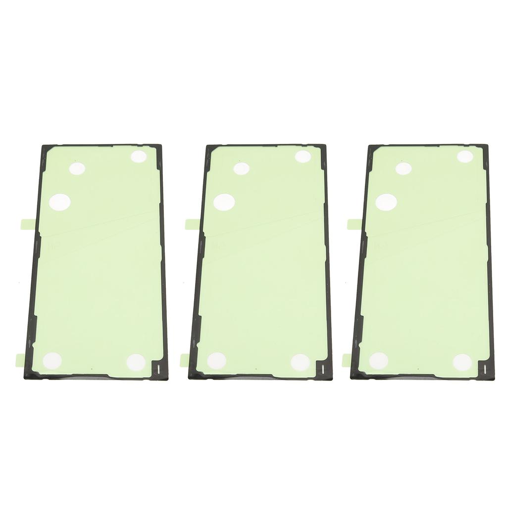 3PCS Phone Back Cover Sticker Plastic Back Cover Plate Adhesive Glue for Samsung Galaxy S22 Ultra 5G S908
