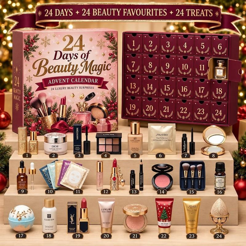 2026 Magic Animal Advent Calendar Acrylic Blind Box Collectible Ornament Christmas Gift