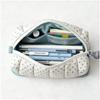 Large Capacity Pencil Box Dot Pattern Stationery Bag Fashion Pen Bag  Portable Use