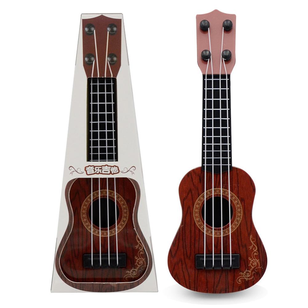 25cm Ukulele Toy 4-string Small Guitar Model Children Early Music Enlightenment Musical Instrument Gifts